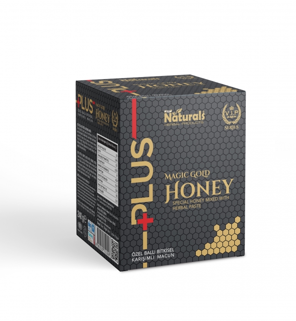 MAGİC GOLD HONEY PLUS  ÖZEL BALLI BİTKİSEL KARIŞIM 240GR.